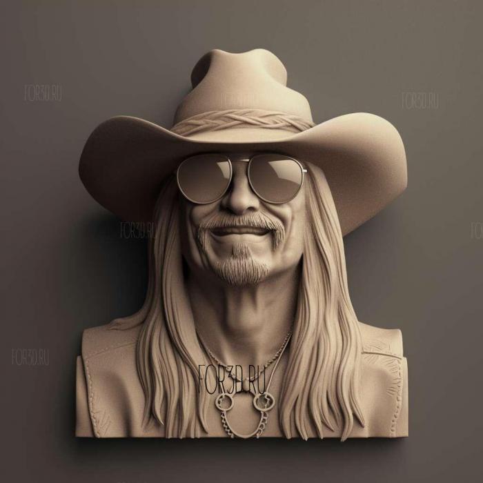 Kid Rock 4 stl model for CNC